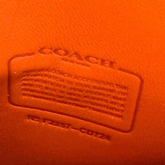 Coach Cognac Brown Bandit Shoulder Bag Leather Mini Bag Convertible Crossbody - Picture 8 of 10